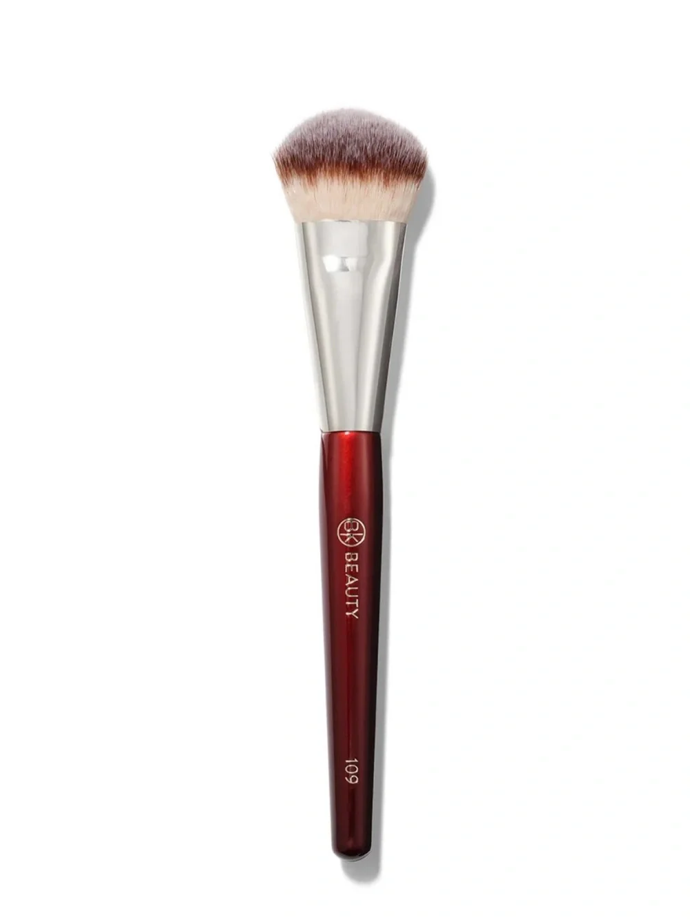 BK Beauty 109 Mini Contoured Foundation Brush BNIP Vegan Cruelty Free